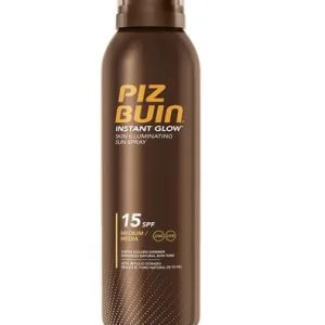 brown aerosol can of tan intensifier piz buin