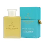 a turquoise carton and bottle of Revive evening bath oil